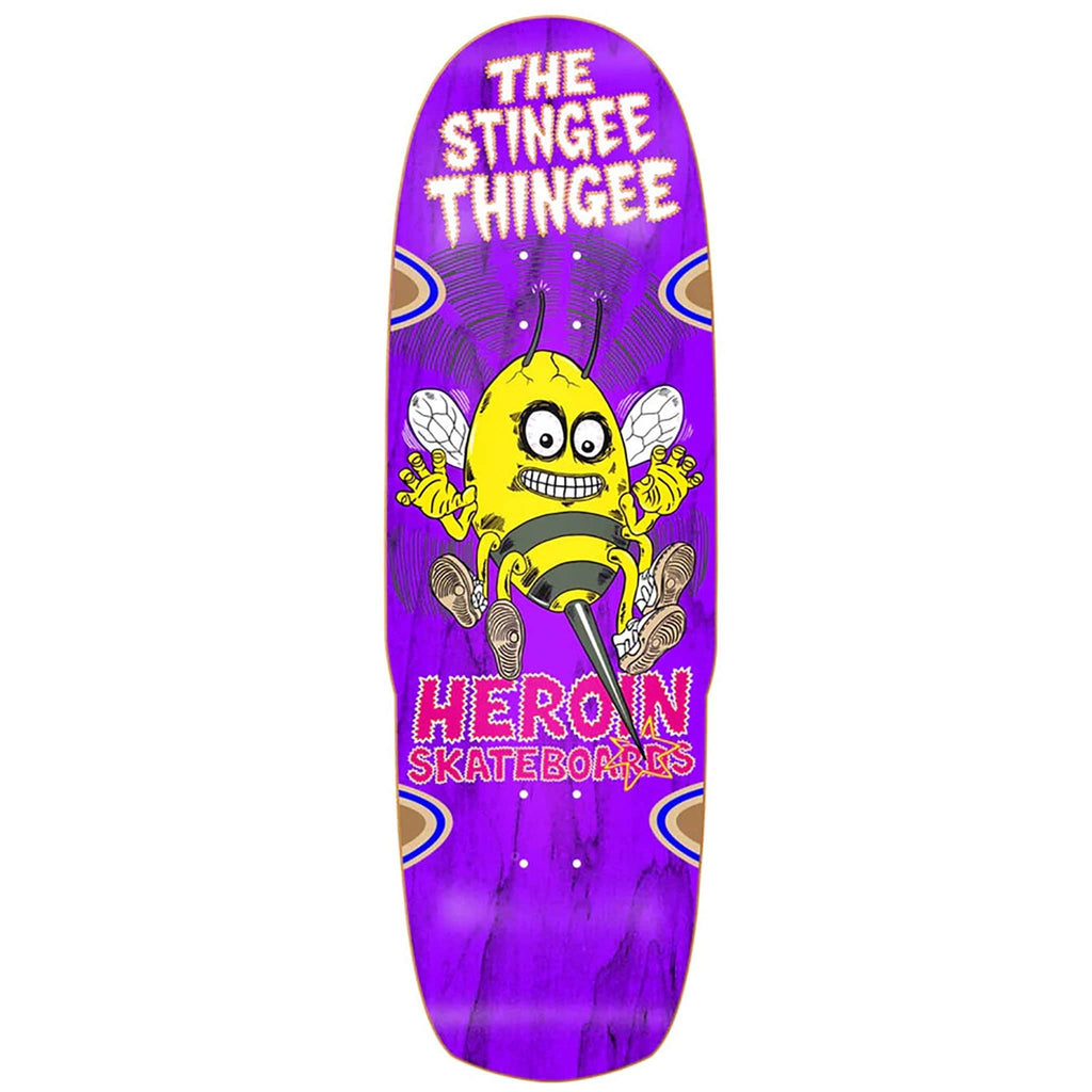 Heroin Stingee Thingee 9.8" Skateboard Deck Skateboard