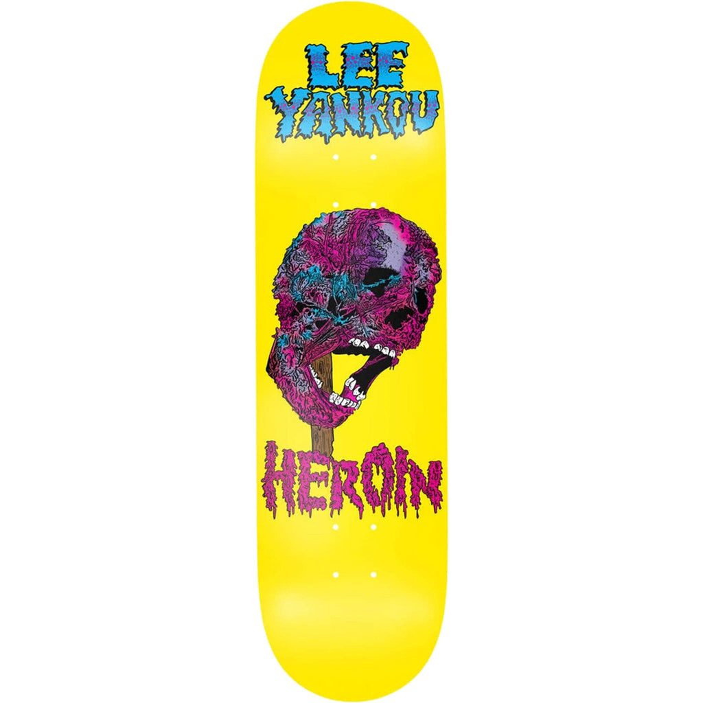 Heroin Yankou Face Melter 8.25" Skateboard Deck Skateboard