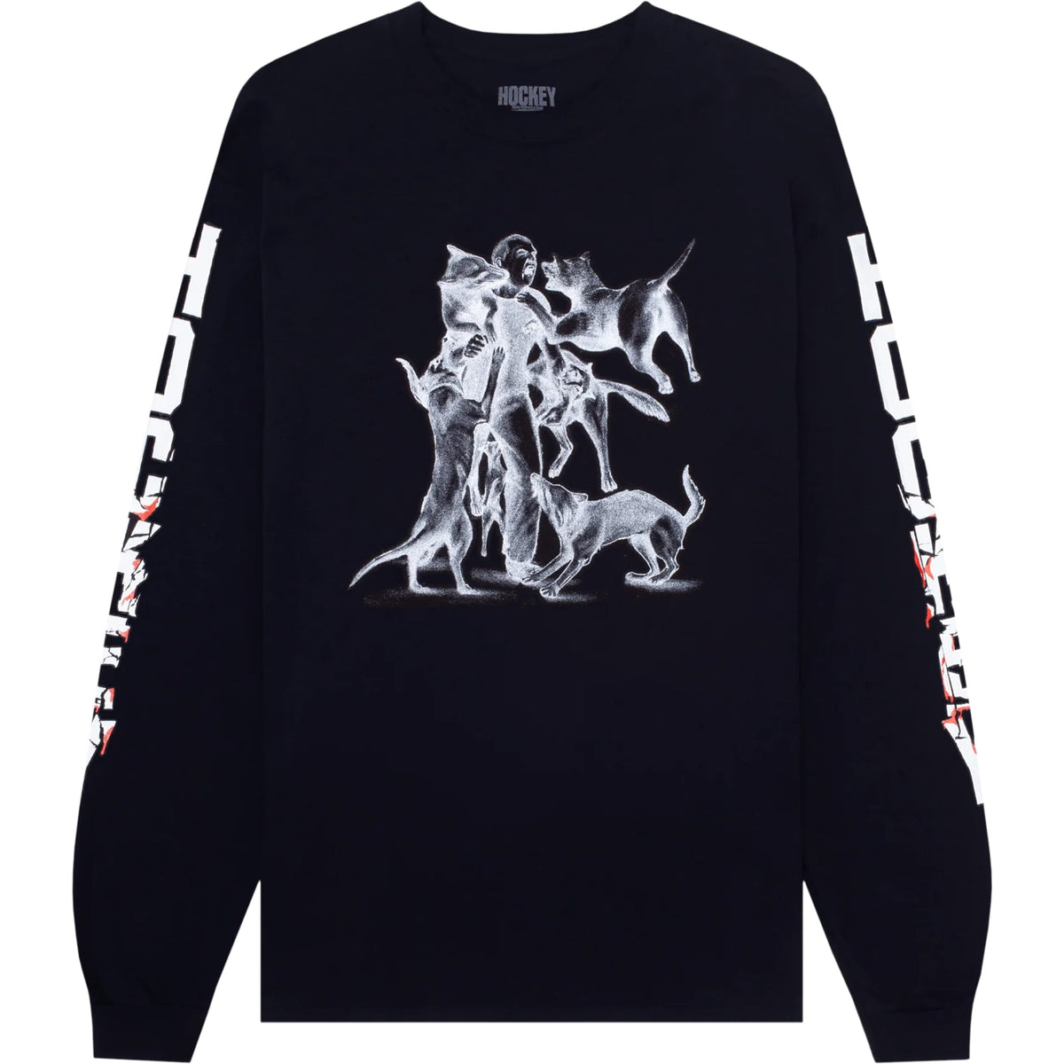 Hockey Incoming Long Sleeve T-Shirt Black T Shirt