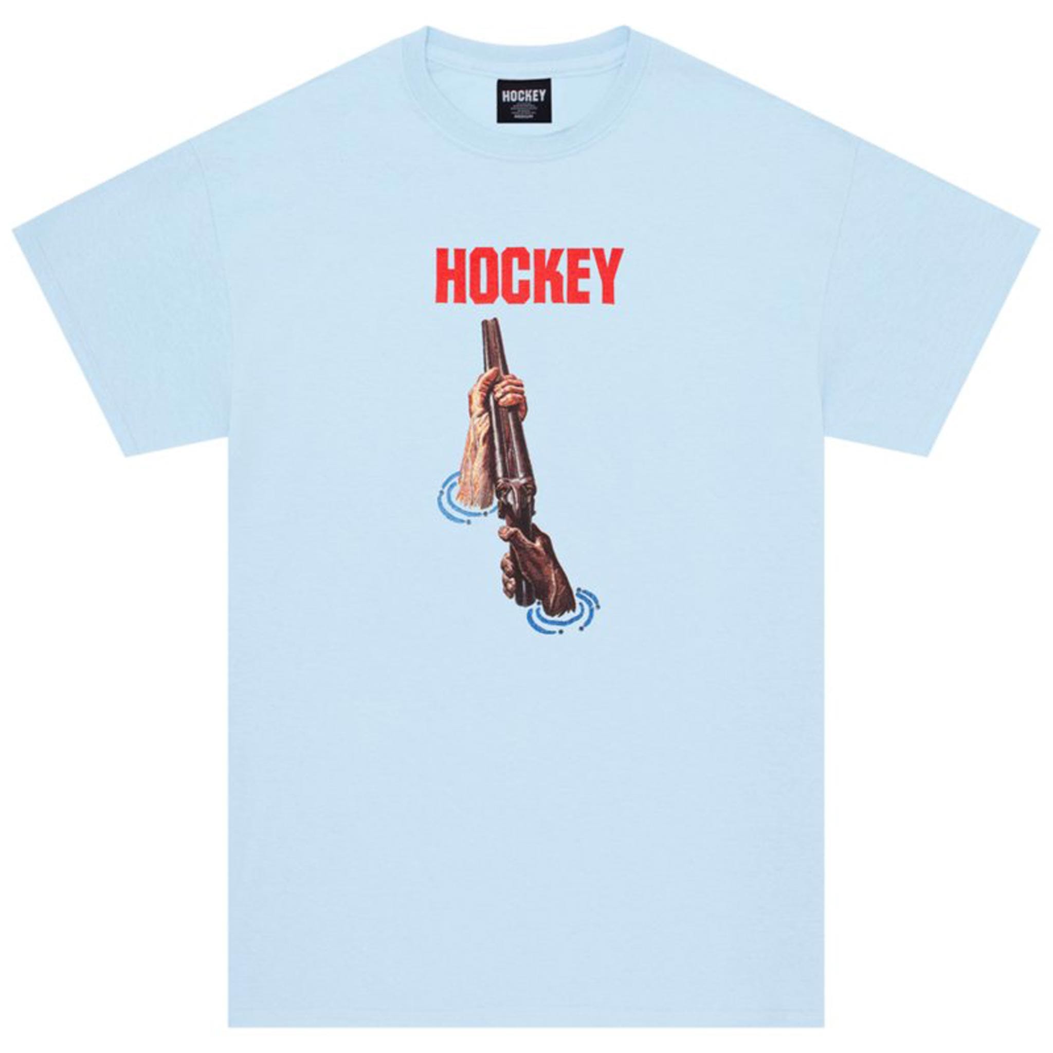 Hockey Shotgun Tee Light Blue T Shirt