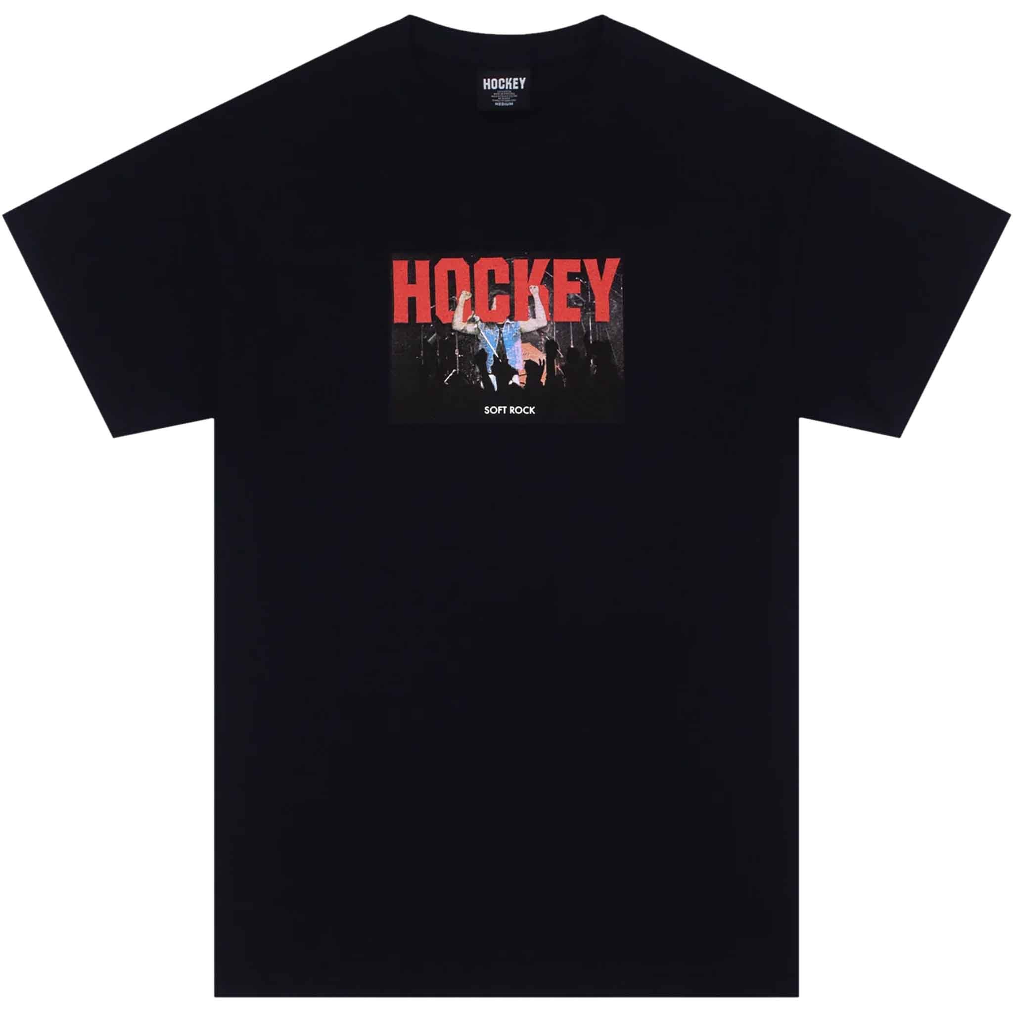 Hockey Soft Rock Tee Black T Shirt