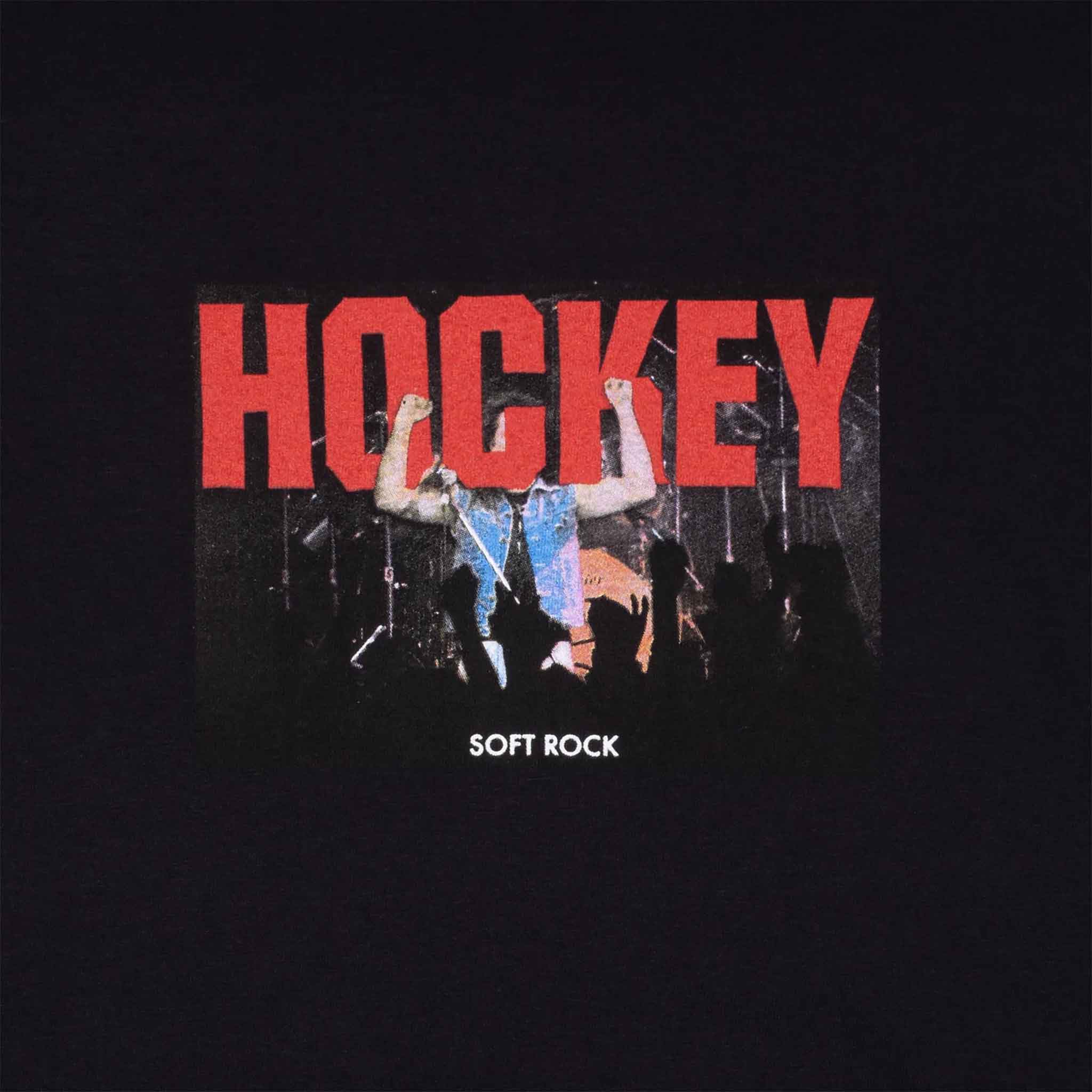 Hockey Soft Rock Tee Black T Shirt