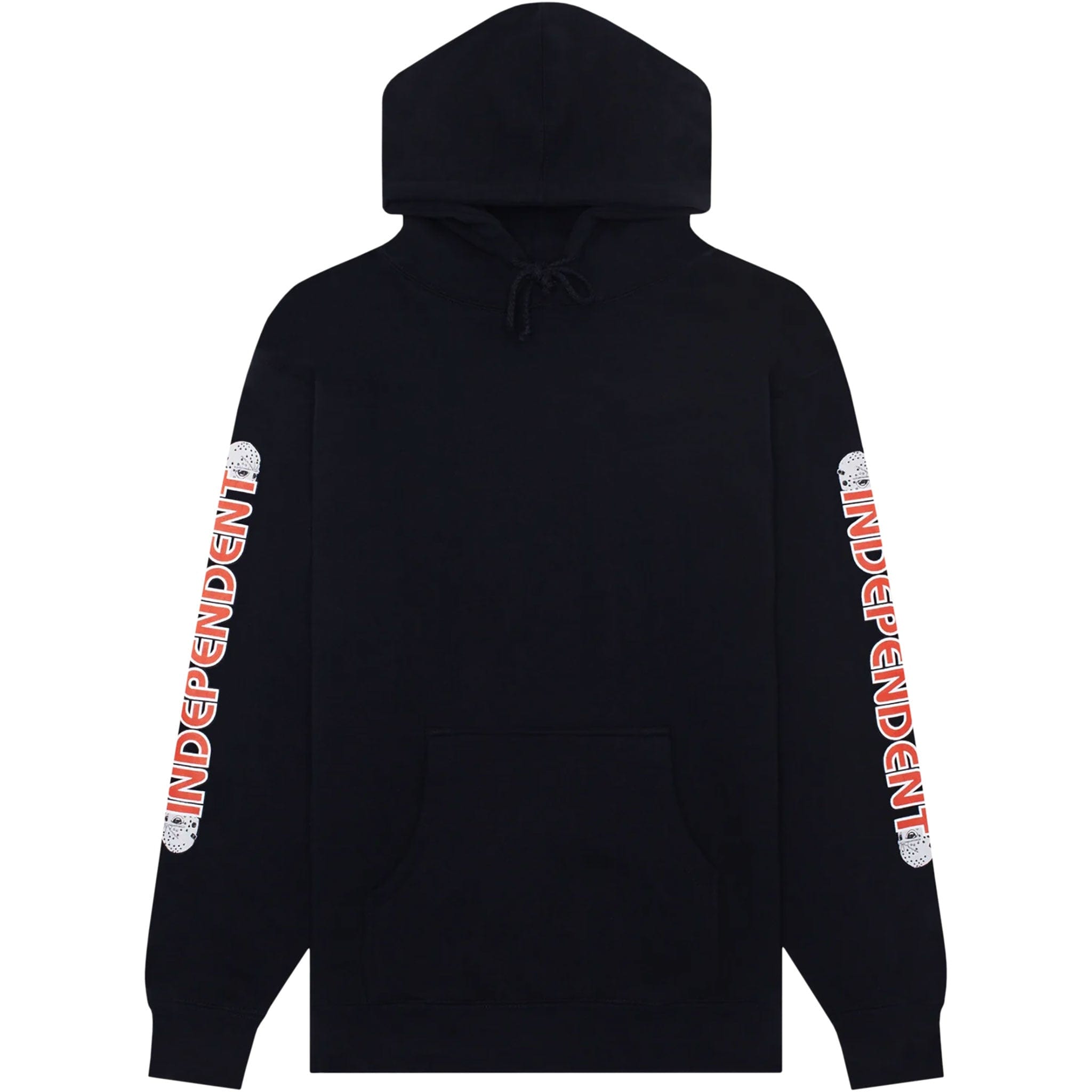 Hockey x Independent Half Mask Hoodie Black Sweatshirts