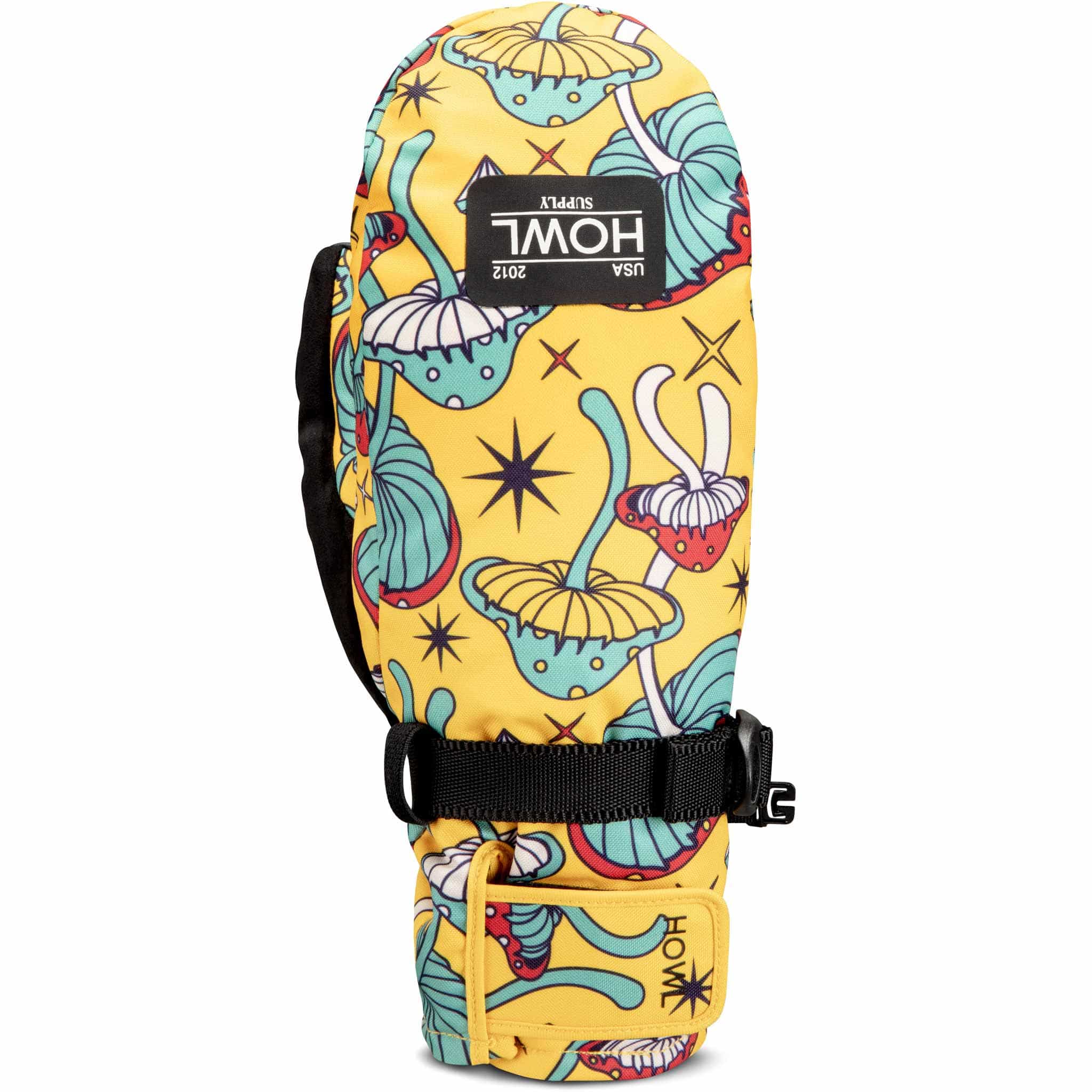 Howl Fairbanks Mitt Mushroom Sunshine - Sanction Skate And Snow