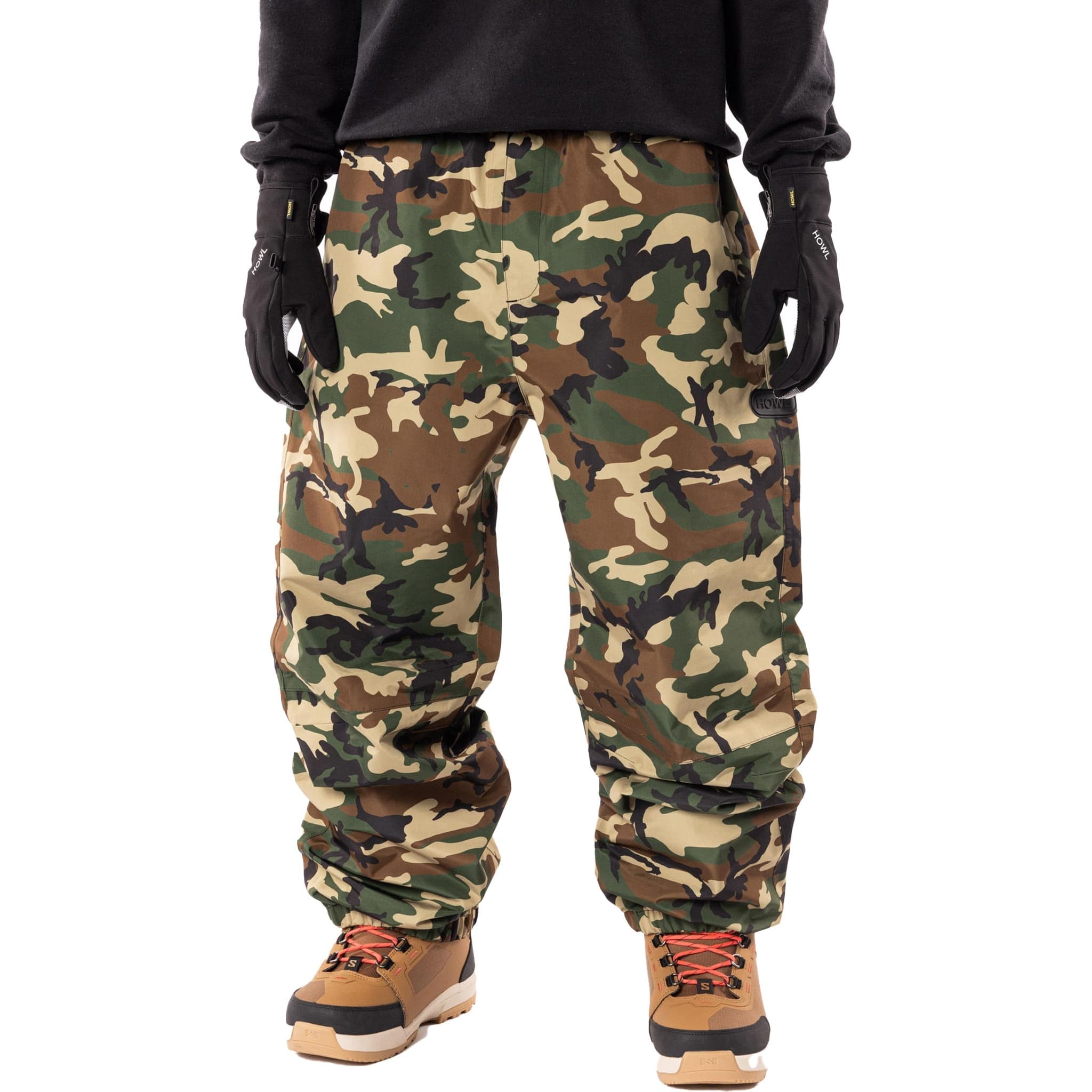 Howl Nowhere Pant Camo 2025 Mens Snowboard Pants