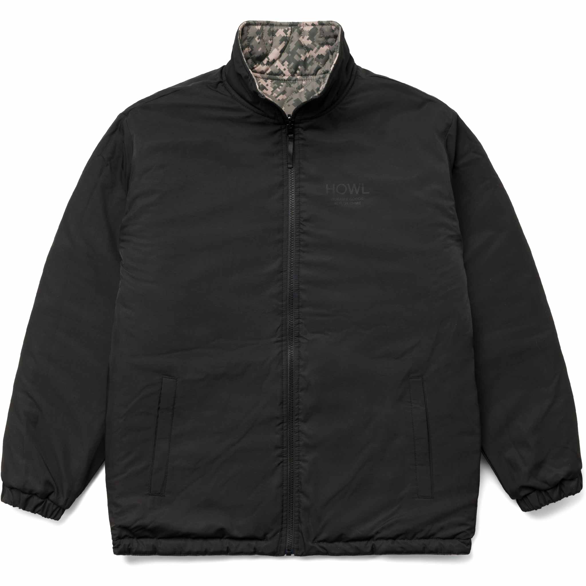 Howl Reversible Coaches Jacket 2026 Black Camo - Sanction Skate