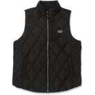 Howl Semi Puffy Vest Black 2025 Mens Snowboard Coat