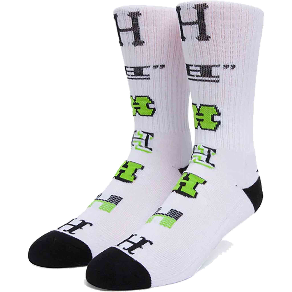 Huf 20th Anniversary Crew Sock White Socks