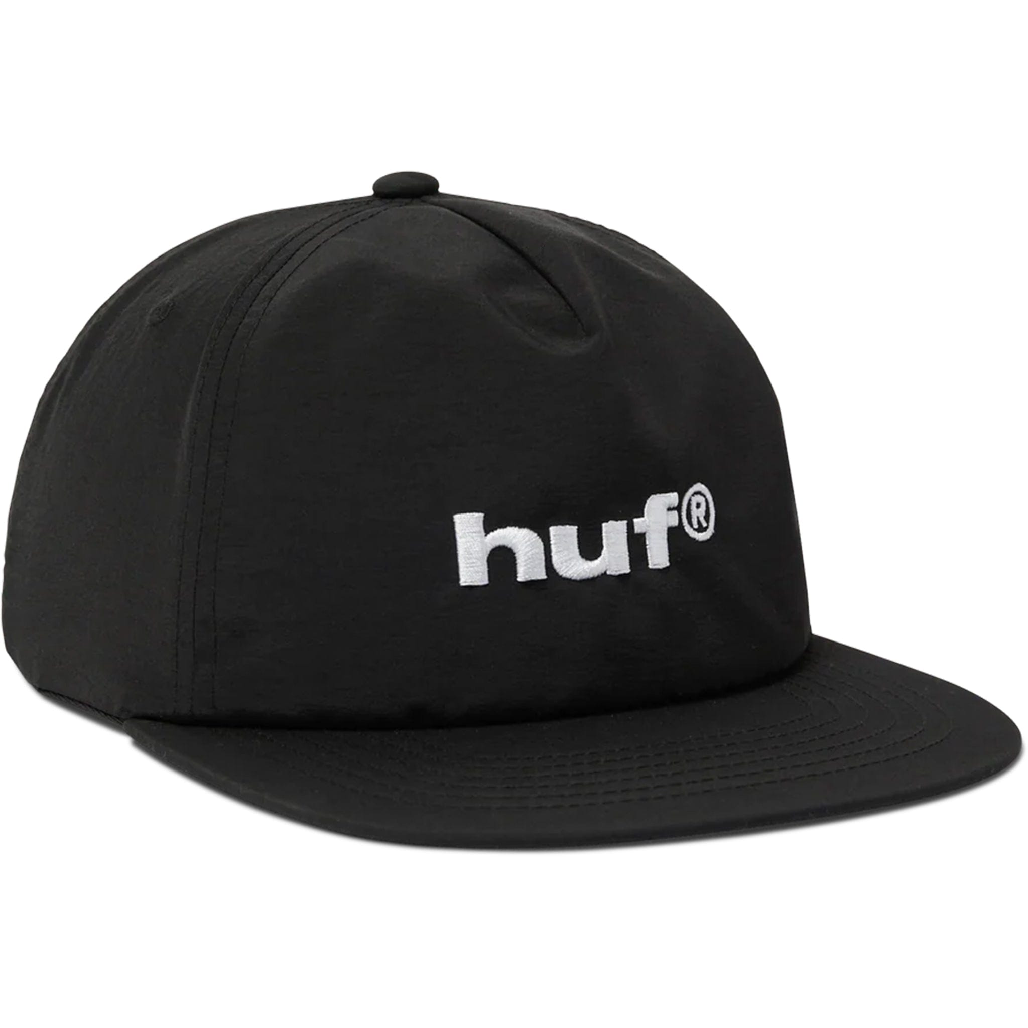 Huf 89 Nylon Snapback Hat Black Hats