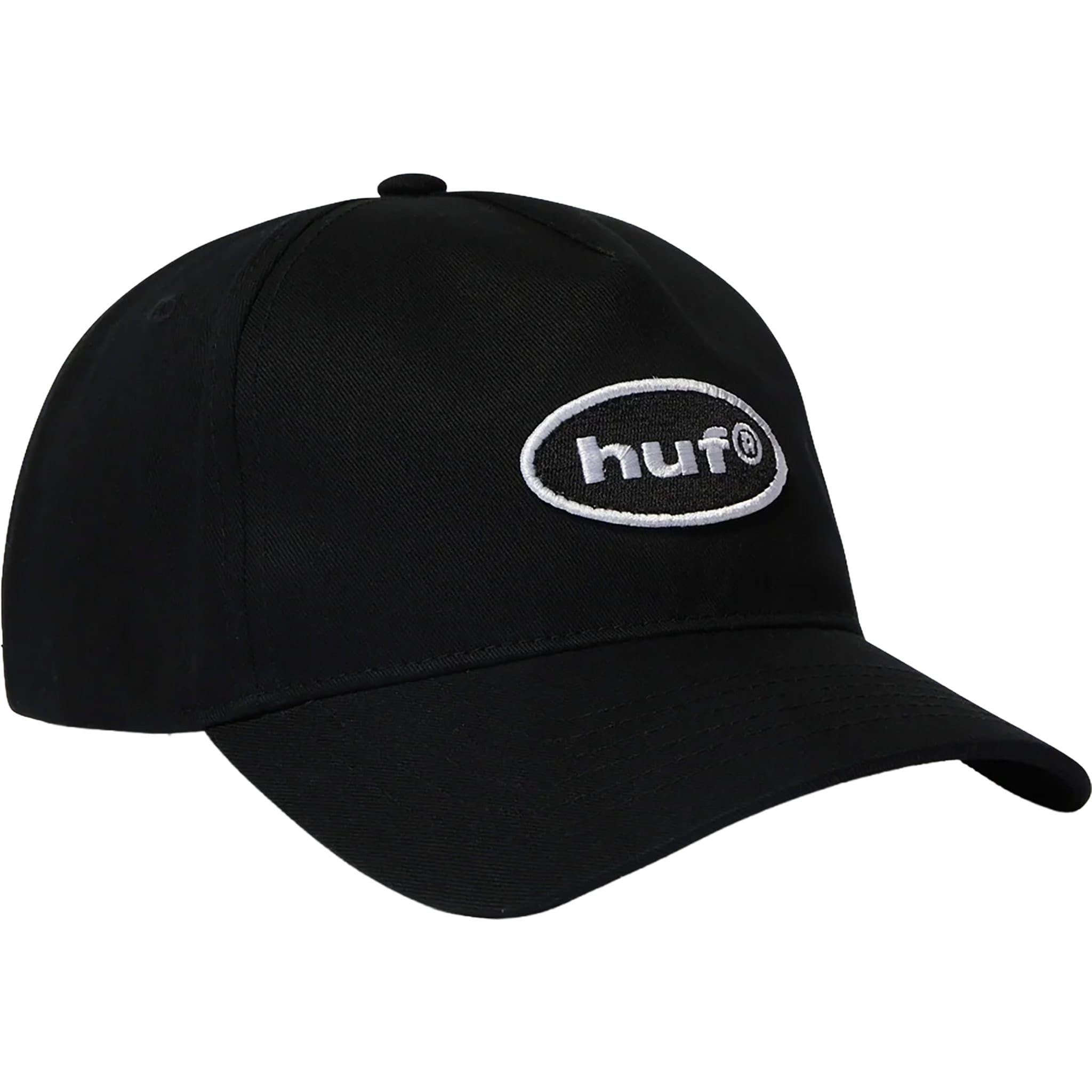 HUF 89 Oval 5 Panel Hat Black Hats