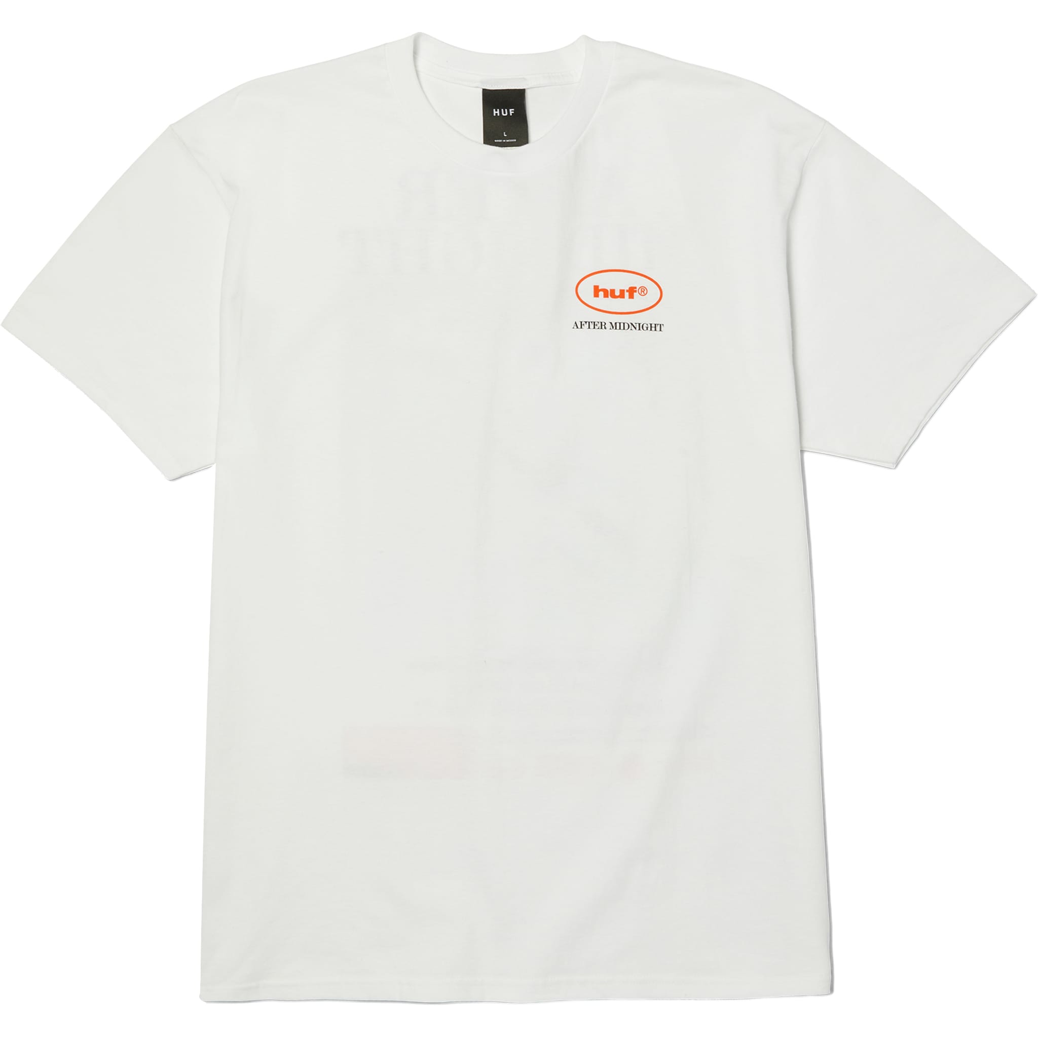 Huf After Midnight T-Shirt White T Shirt