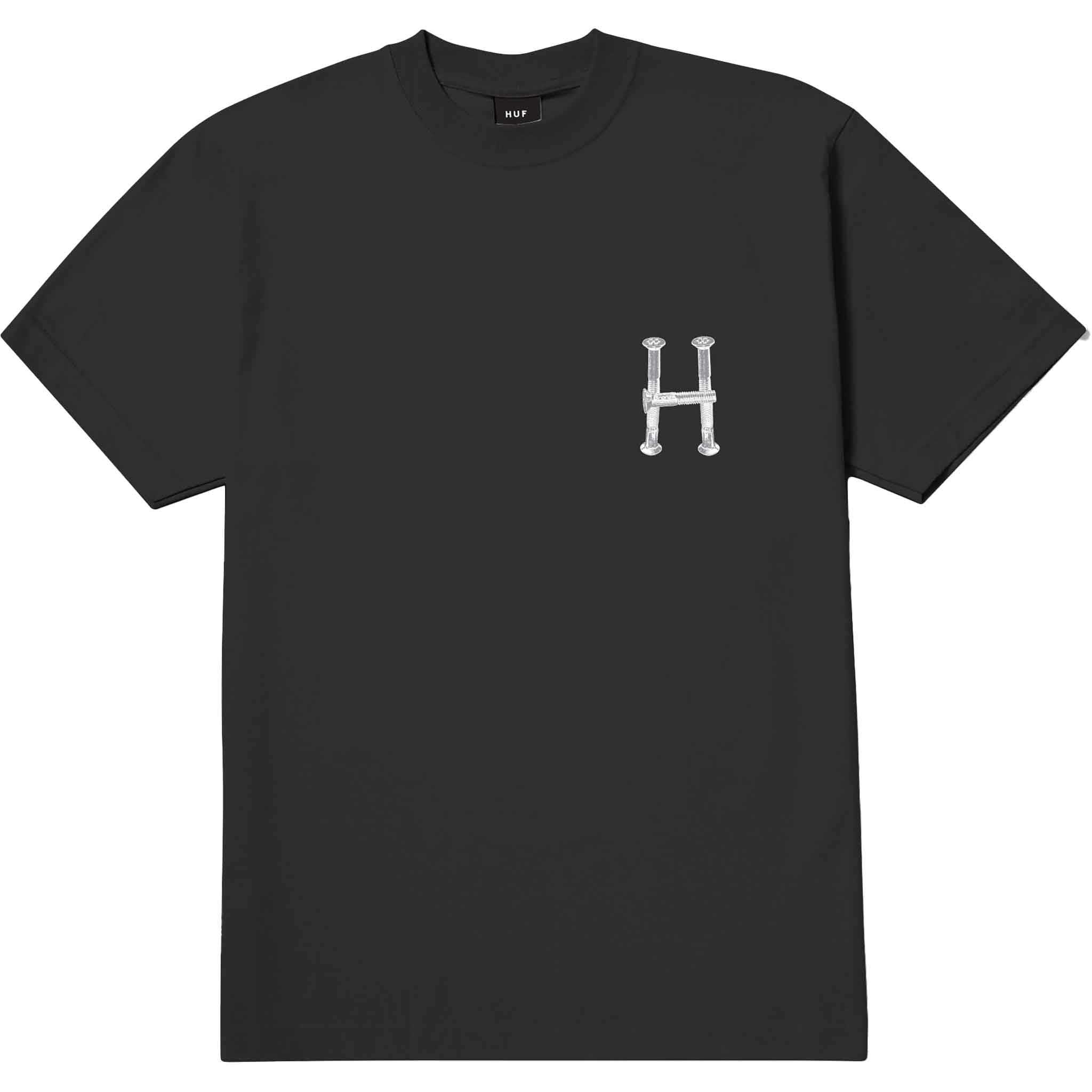 Huf Bolts TT Tee Black T Shirt