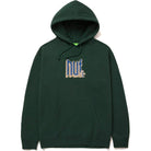 Huf Bookend Hoodie Forest Green Sweatshirts