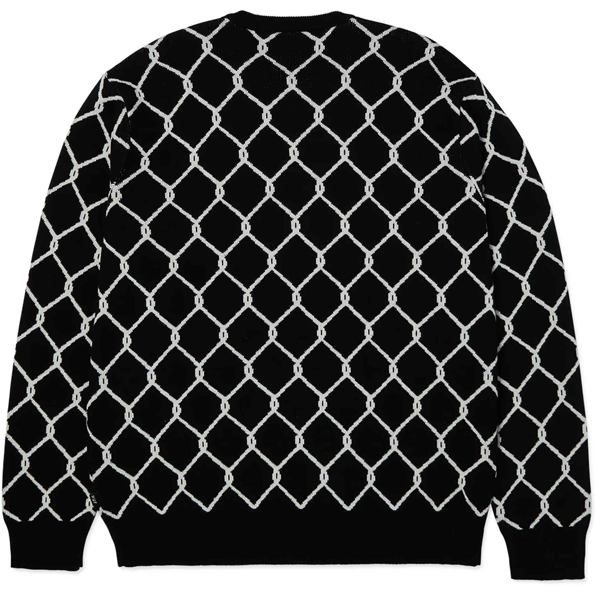 Huf Breakthrough Crewneck Sweater Black T Shirt