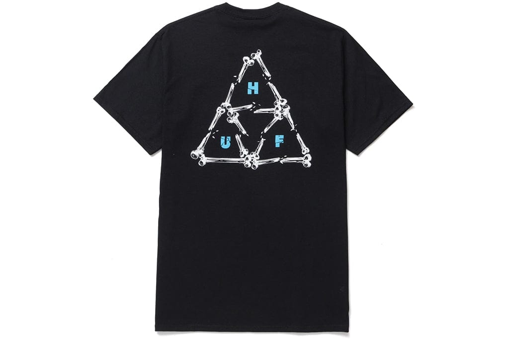 Huf Broken Bones TT Tee Black T Shirt