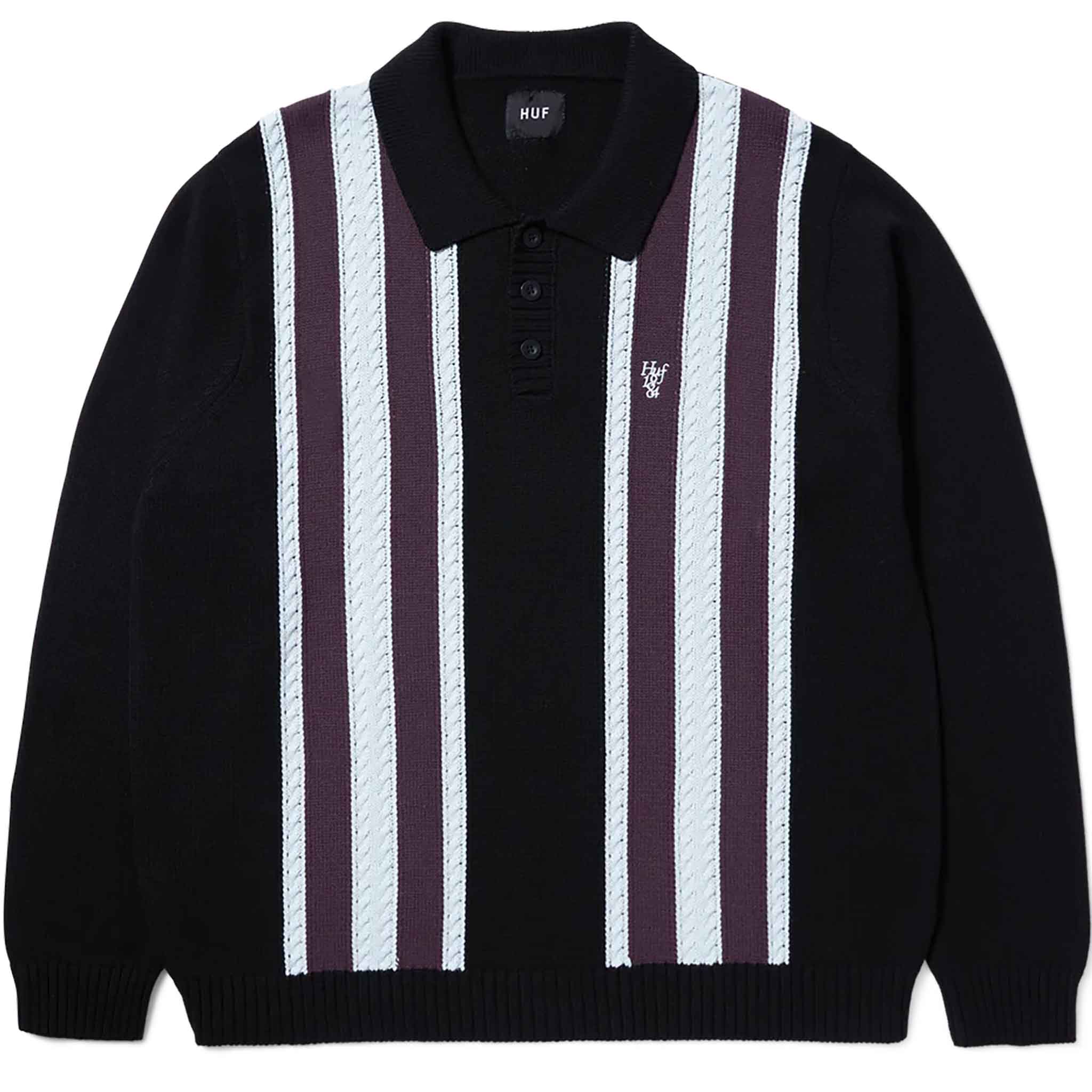 Huf Cambridge Sweater Black Sweatshirts