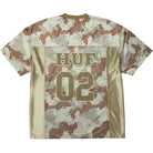 Huf Camo Football Jersey Brown T Shirt