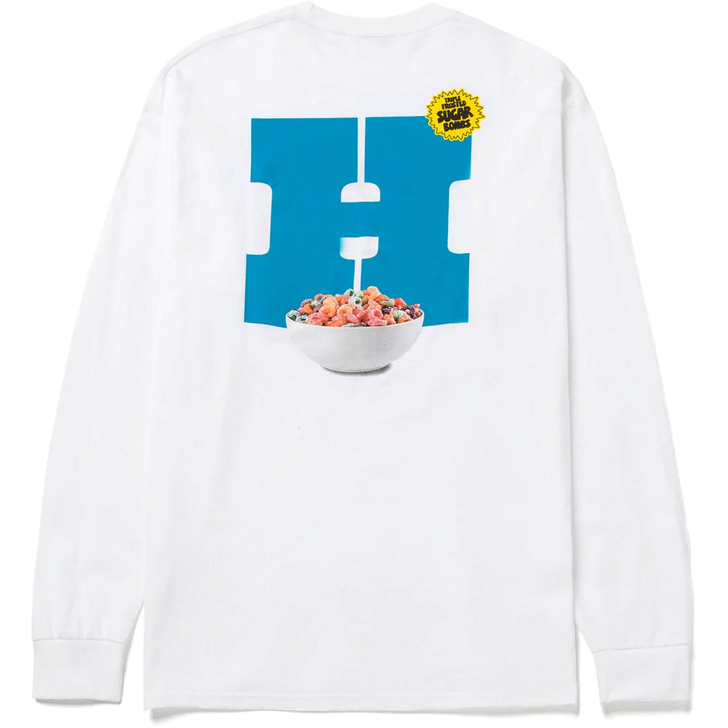 Huf Cereal Killer Long Sleeve White T Shirt