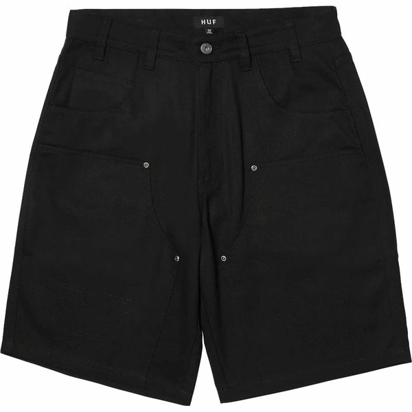Huf Classic H Double Knee Work Short Black Shorts