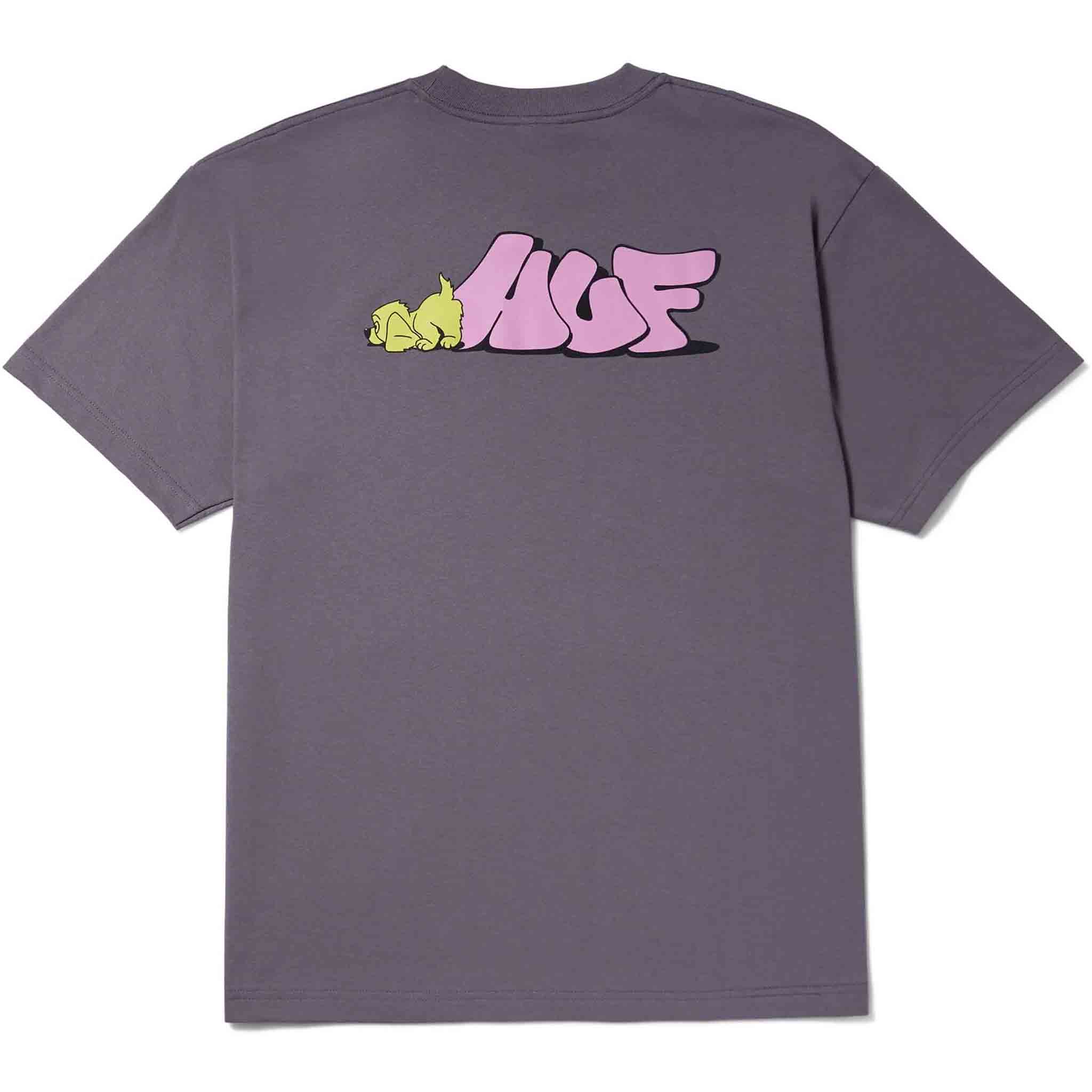 Huf Dog Sense Tee Light Plum T Shirt