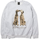 Huf Dogged Crewneck Sweatshirt Heather Grey Sweatshirts