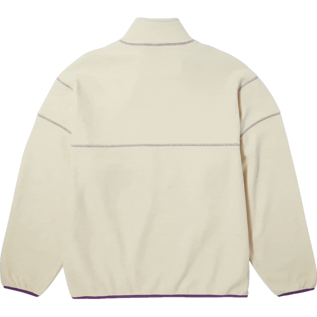 Huf Elysian Quarter Zip Fleece Bone Sweatshirts