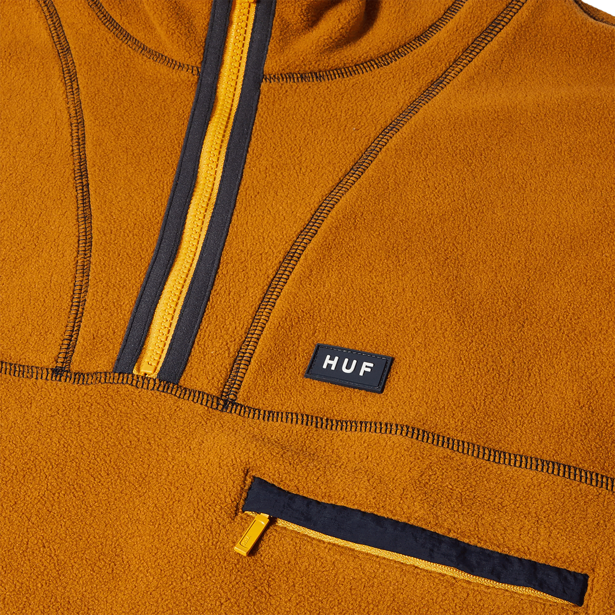 Huf half zip jacket online