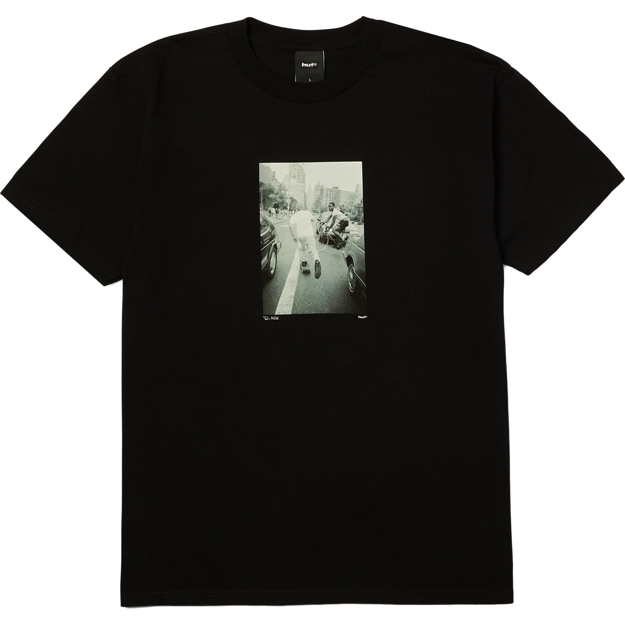 Huf Fight The Traffic T-Shirt Black T Shirt