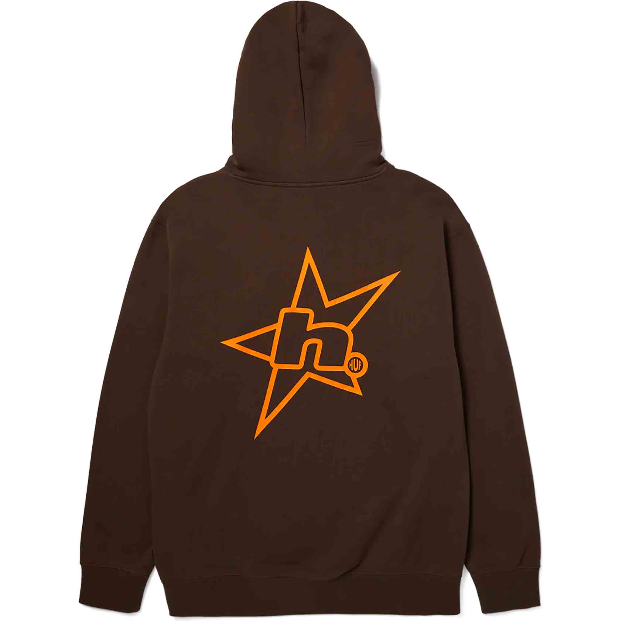 Huf H Star Logo Hoodie Bison - Sanction Skate And Snow