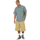 Huf H Star Plaid Shirt Marine Button Up