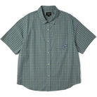Huf H Star Plaid Shirt Marine Button Up