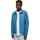 Huf Jacquard Tiger Work Jacket Oil Blue Casual Jackets