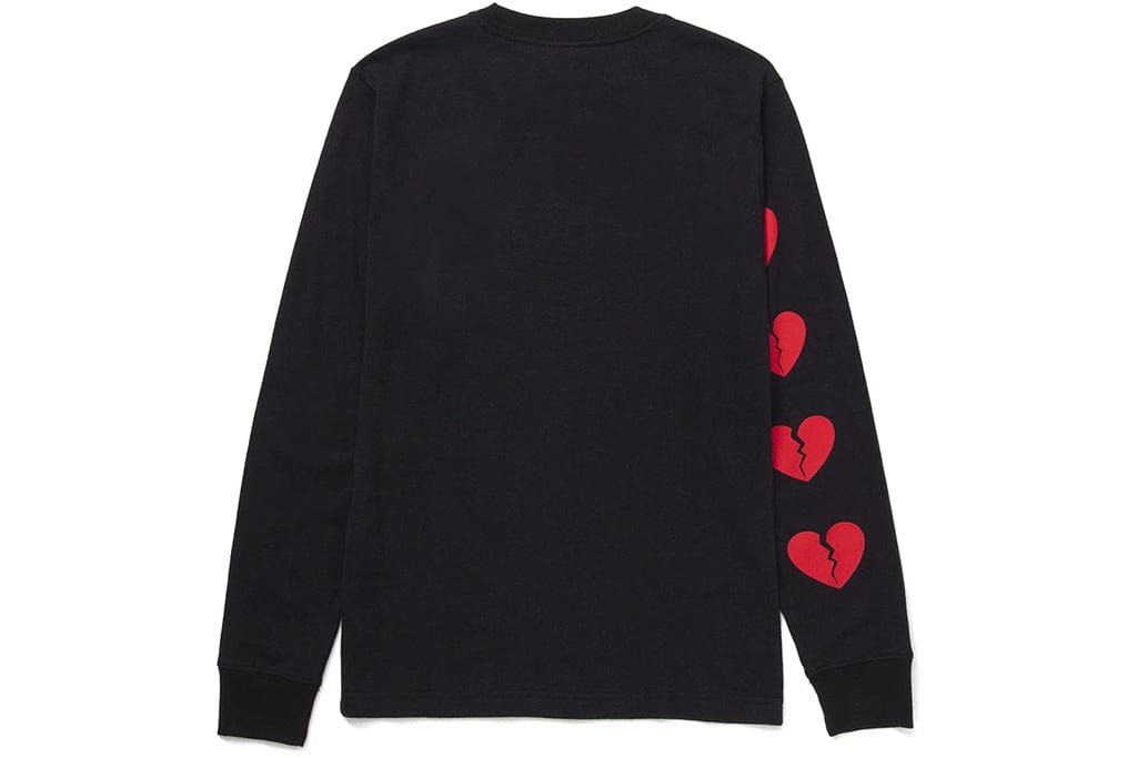 Huf Milton Long Sleeve Tee Black T Shirt