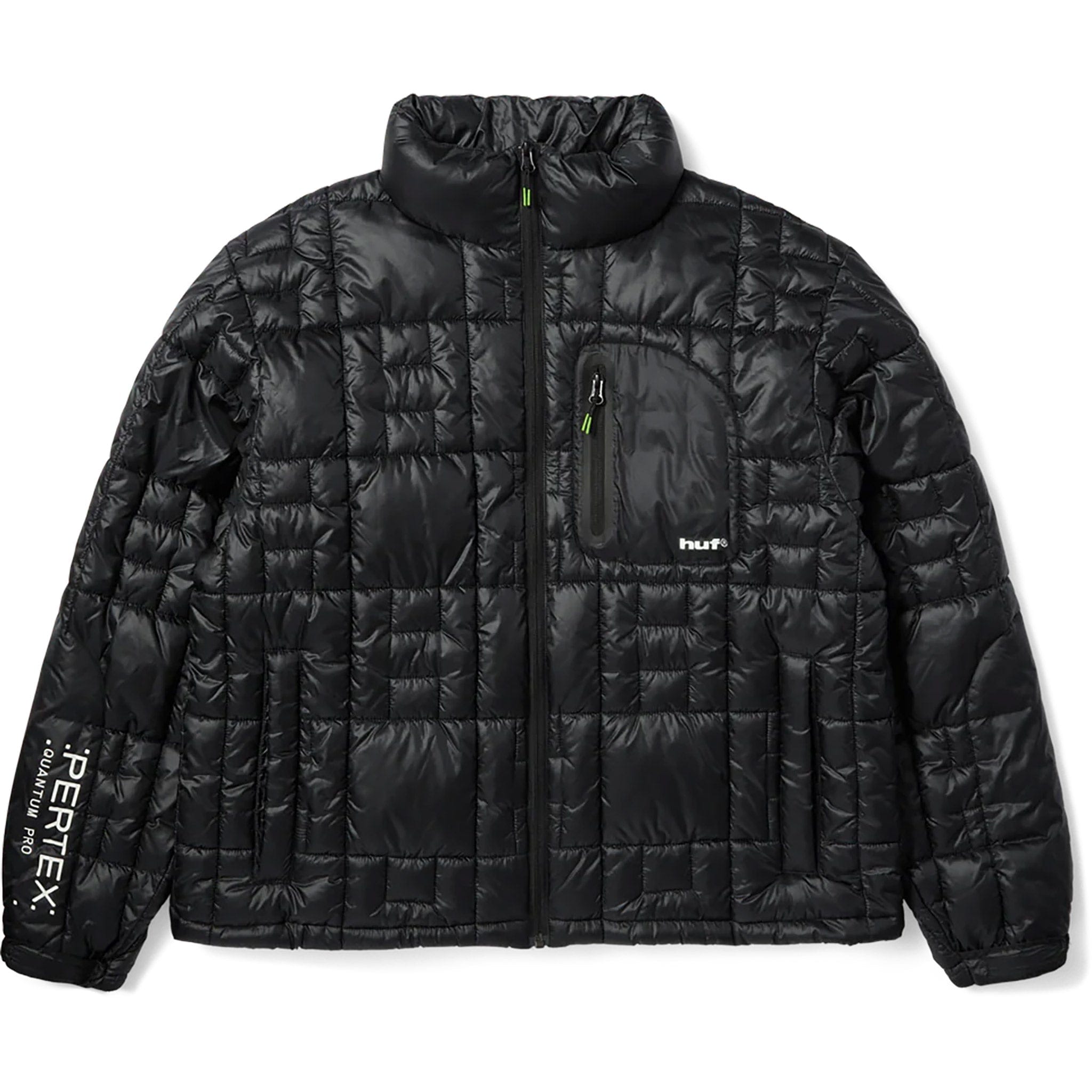 Huf Pertex Puffer Jacket Black Casual Jackets