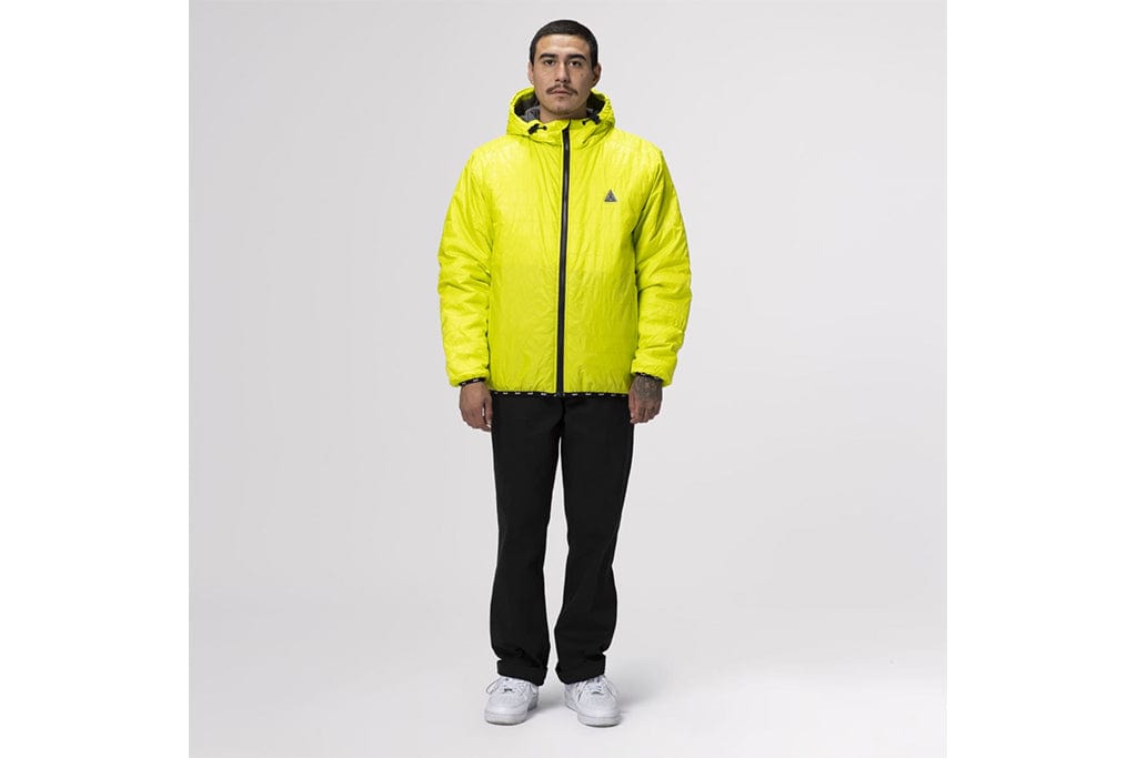 HUF Polygon Quilted Jacket Bio Lime Casual Jackets