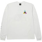 Huf Prism Triple Triangle Long Sleeve T-Shirt White T Shirt