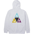 Huf Prism Triple Triangle Pullover Hoodie Heather Grey Sweatshirts