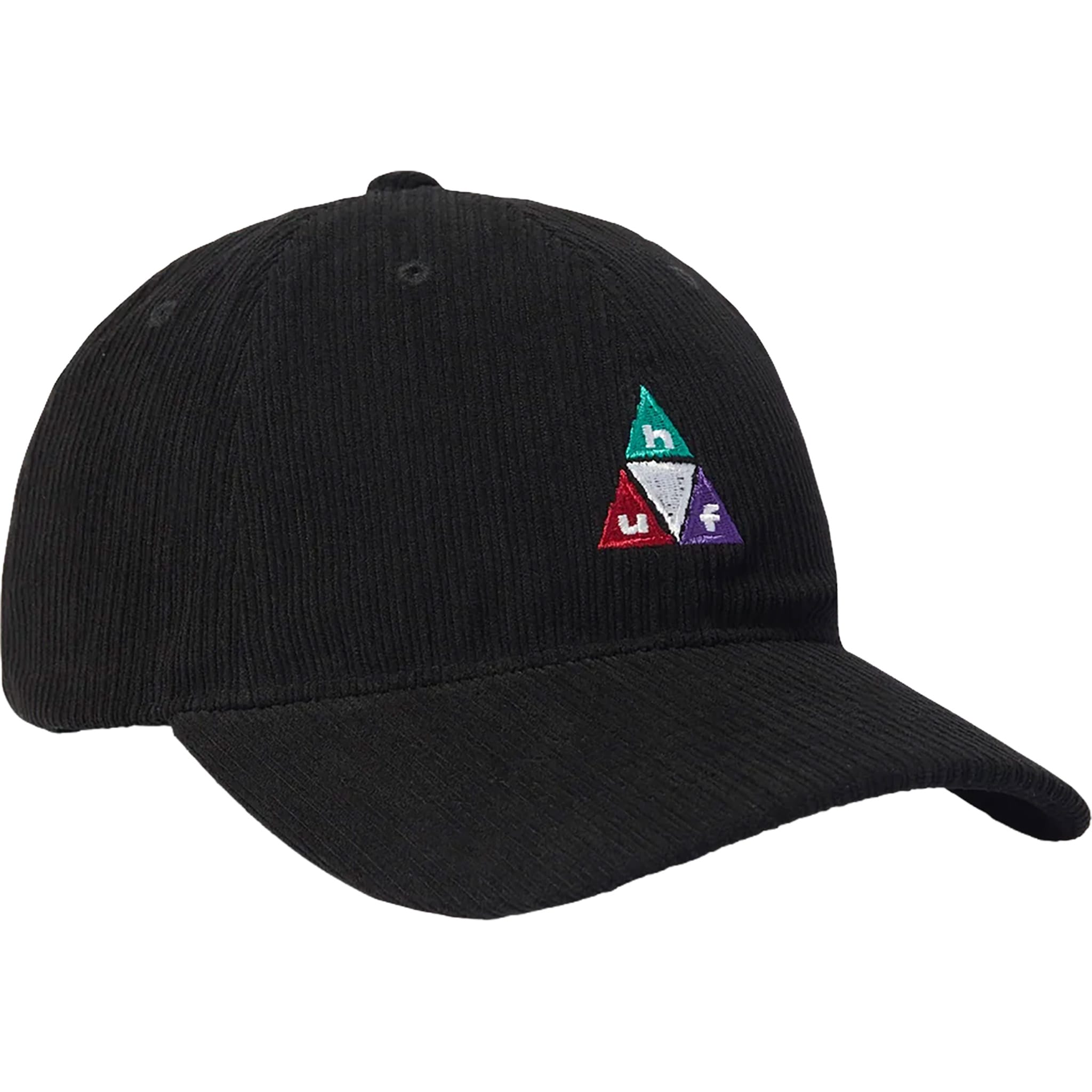 HUF Prism TT Cord 6 Panel Hat Black Hats
