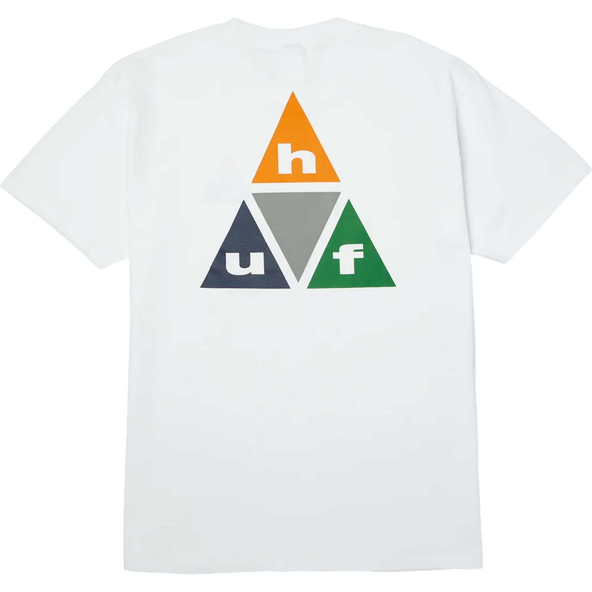 HUF Prism TT Tee White Burnt Orange T Shirt