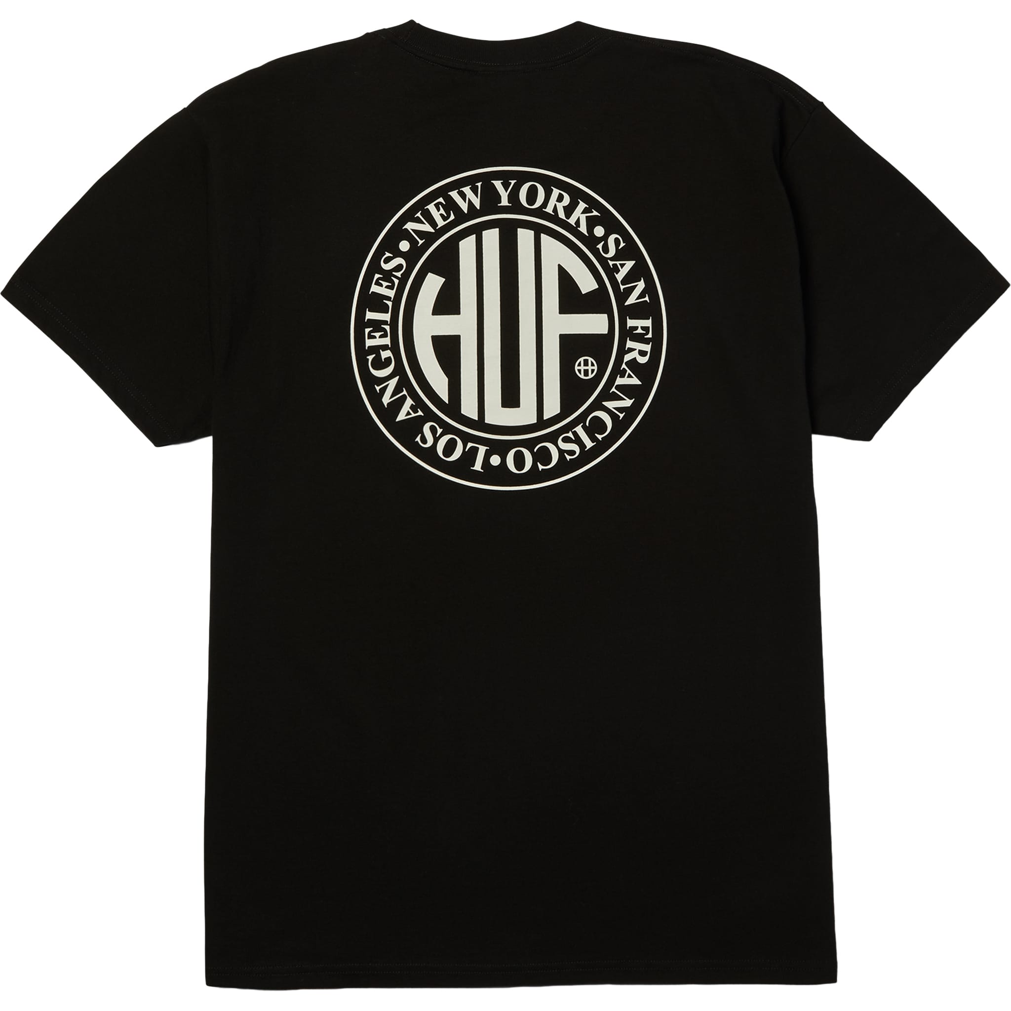 Huf Regional T-Shirt Black White T Shirt
