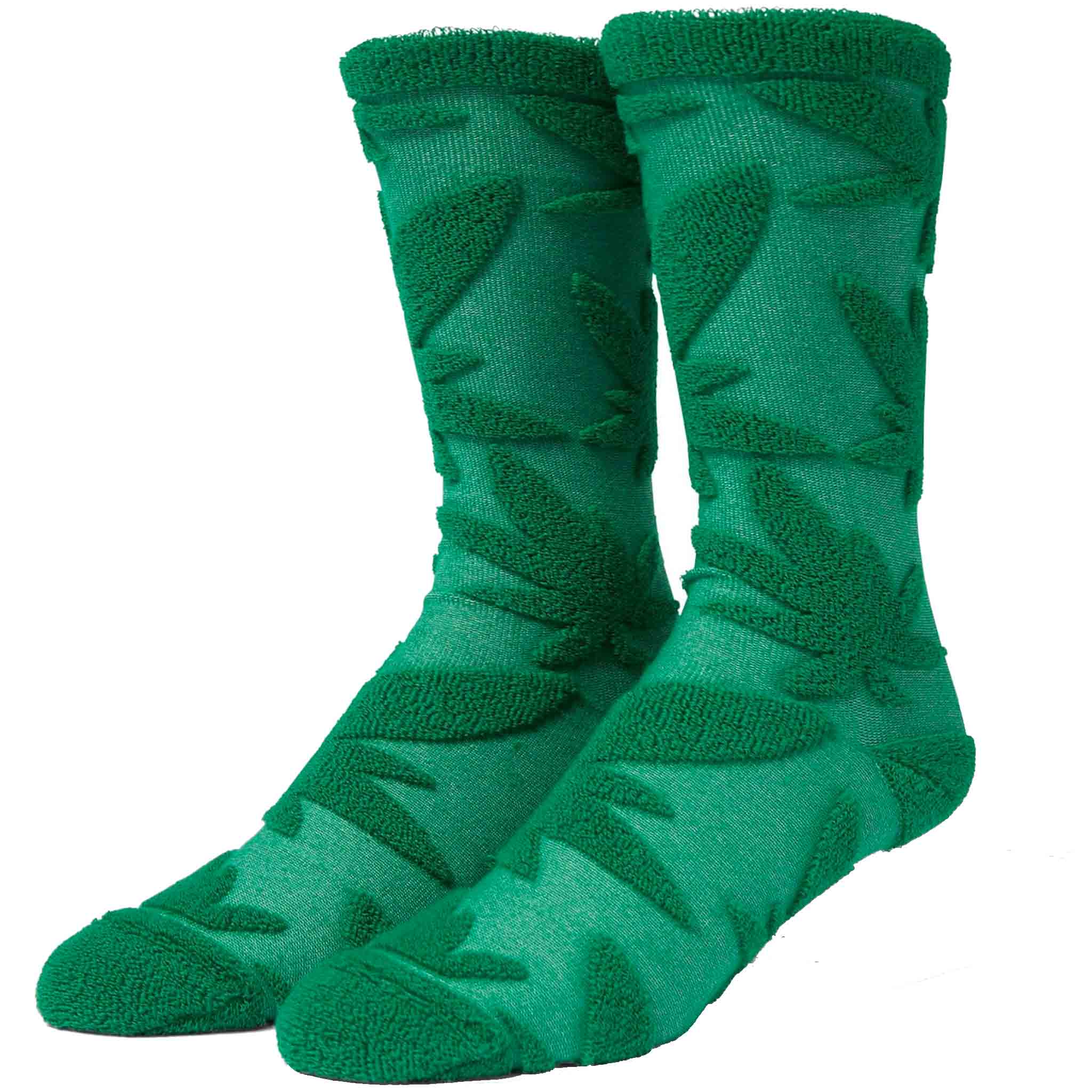 Huf Reverse Loop Abstract Sock Green Socks