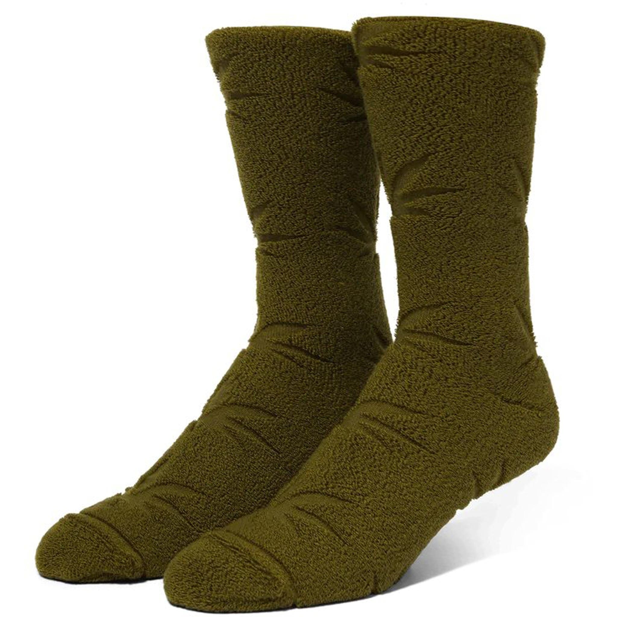 HUF Reverse Weave Plantlife Sock Olive Socks