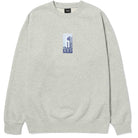 Huf Roads Crewneck Heather Grey Sweatshirts