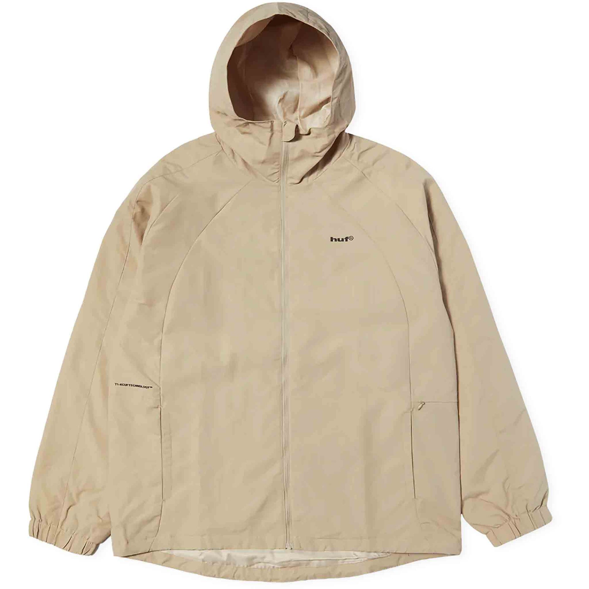 Huf Set Shell Jacket Putty – Sanction Skate And Snow