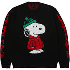 Huf Snoopy Puffer Sweater Black Sweatshirts