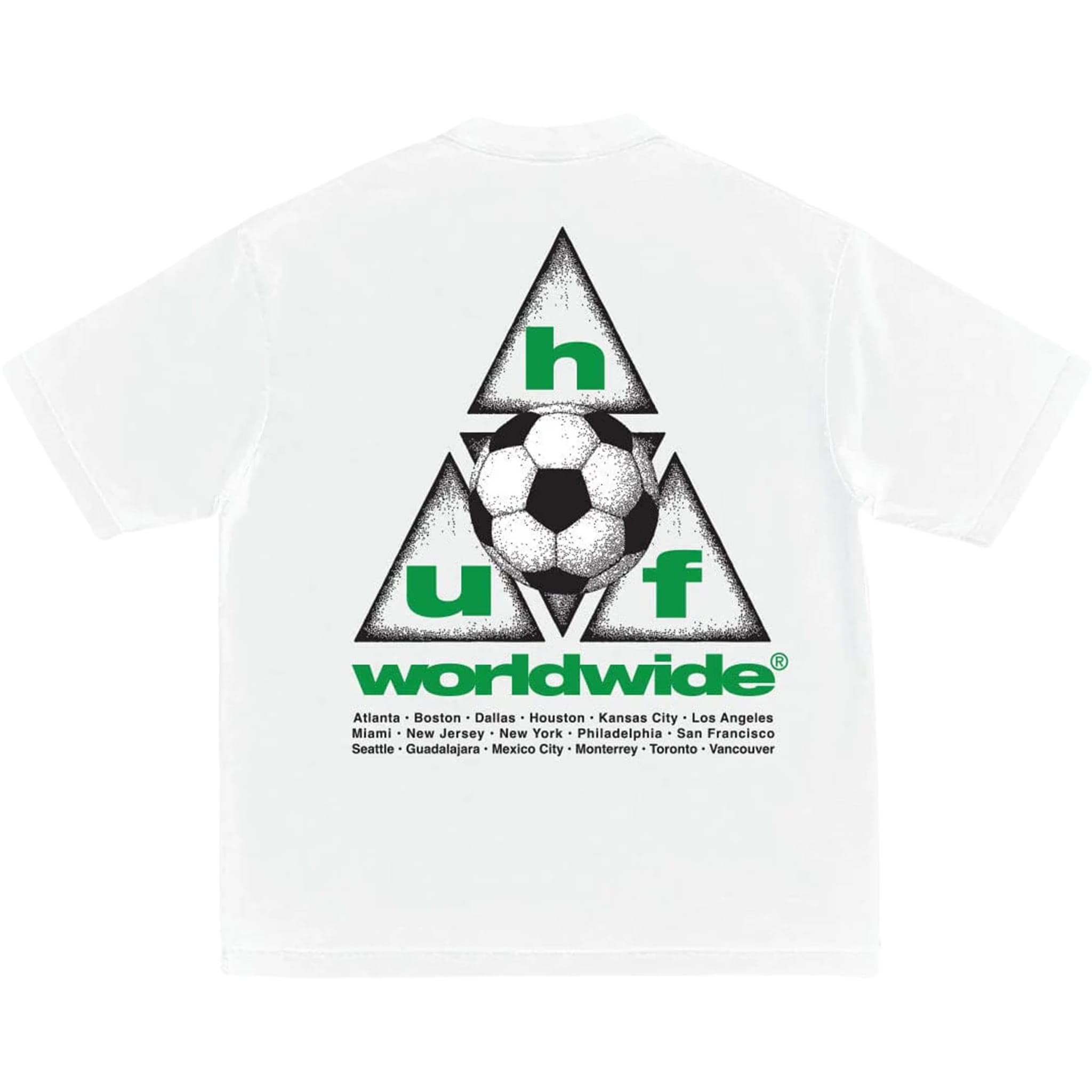 Huf Striker TT T-Shirt White T Shirt