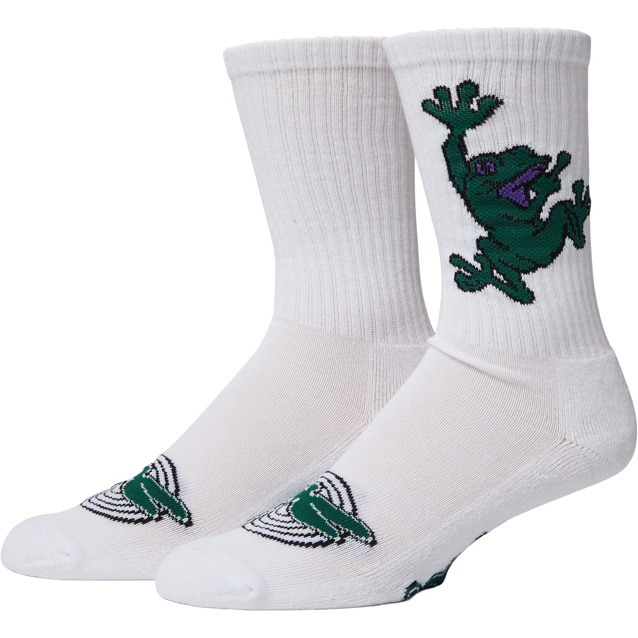 Huf Stuck On You Crew Sock White Socks