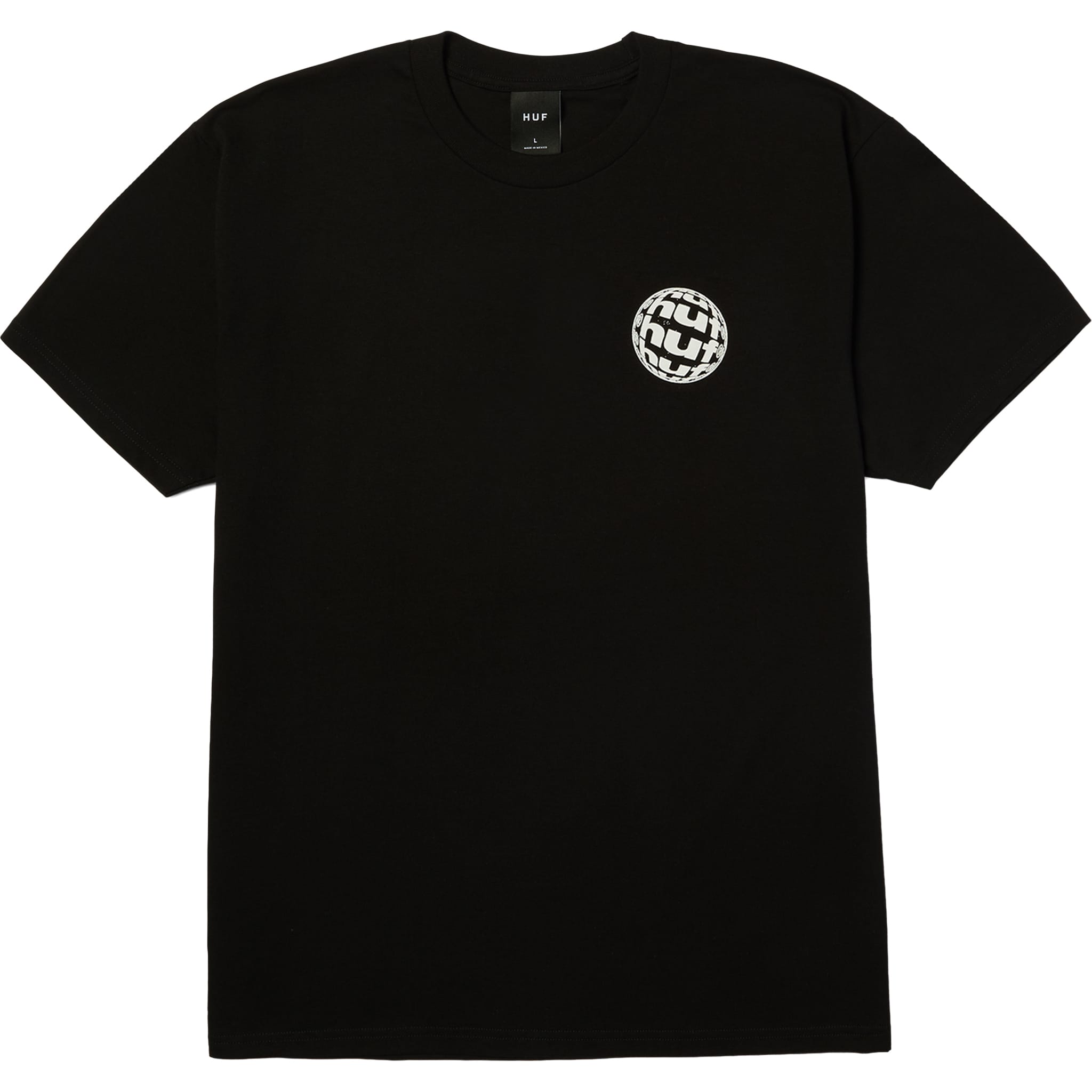 Huf Wide Angle T-Shirt Black T Shirt
