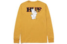 Huf Women's Giving Long Sleeve Tee Gold Womens Apparel