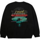 HUF Worldwide Network Crew Dark Earth Sweatshirts
